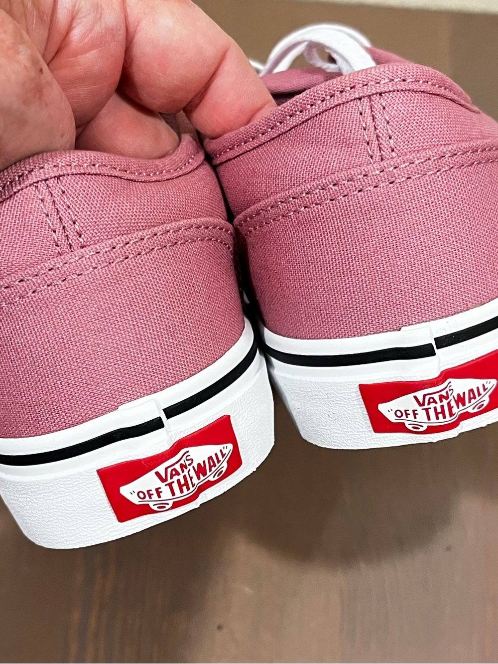 NEW Vans Atwood Sneakers Canvas Mauve Women’s 7 Low Top Lace Up Retro Classic - Picture 6 of 10